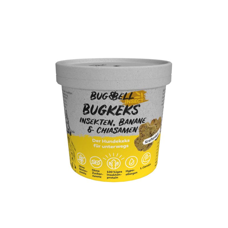 BugBell BugKeks Adult Insekten, Banane und Chiasamen