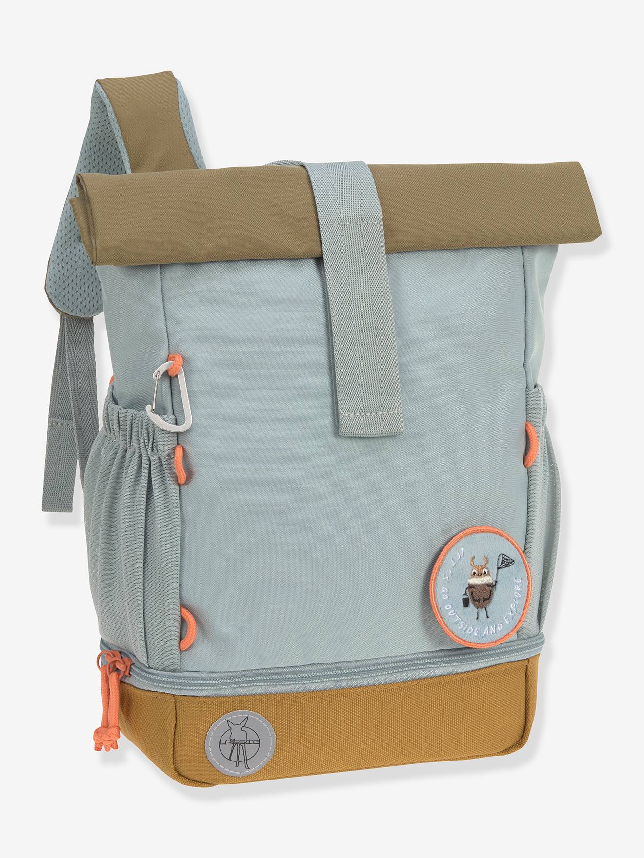Mini sac à dos LÄSSIG Rolltop Nature noisette
