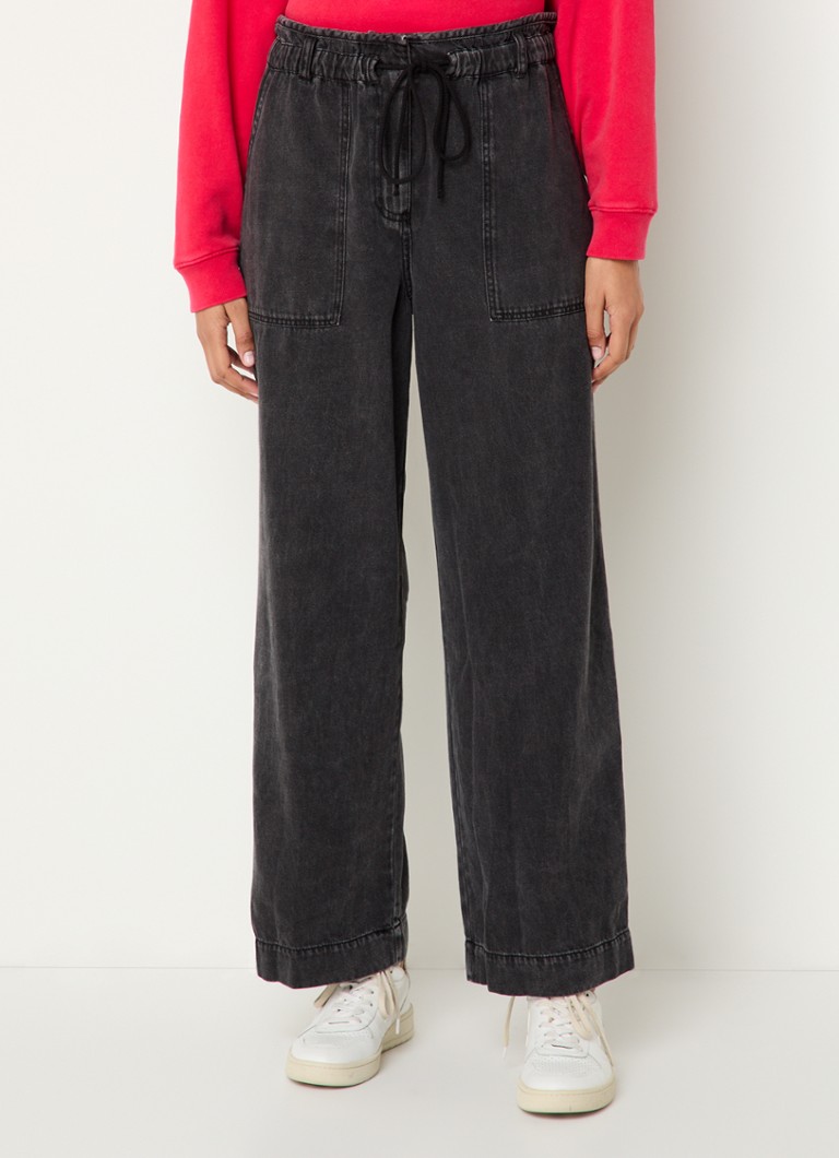 Rails Ryan High-Waist-Jeans mit lockerer Passform aus Lyocell-Mischgewebe und Kordelzug