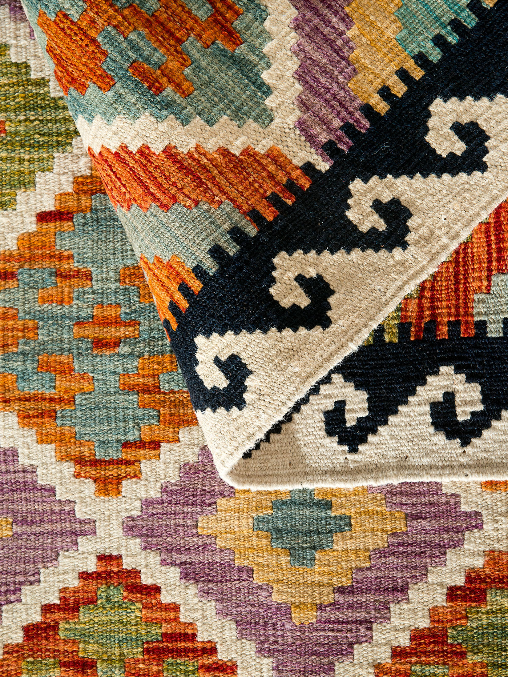 Afghan Kelim ca. 82 x 129 cm, Unikat / Einzelstück