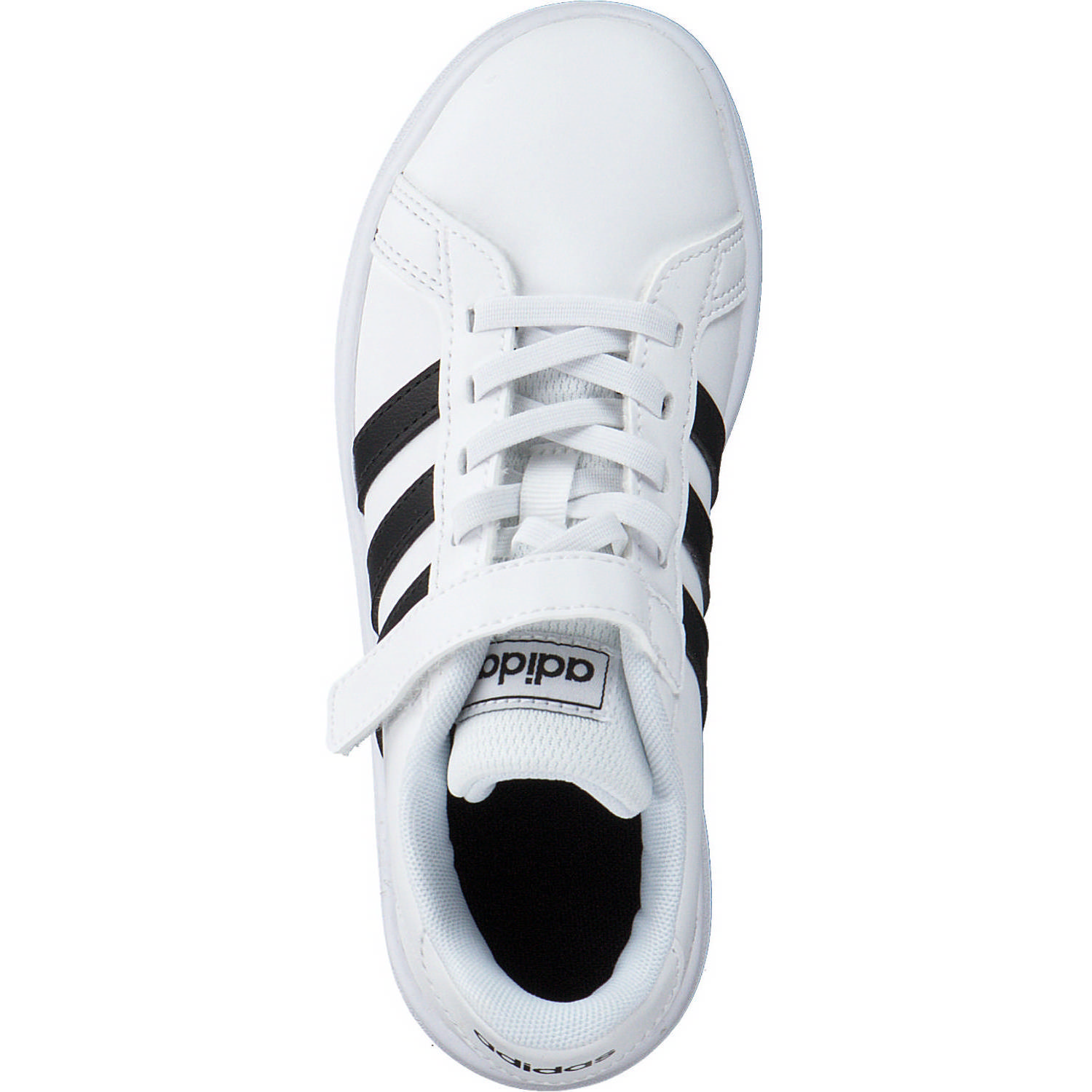 Adidas Core Grand Court C, Sneakers Low, Kinder, weiß schwarz