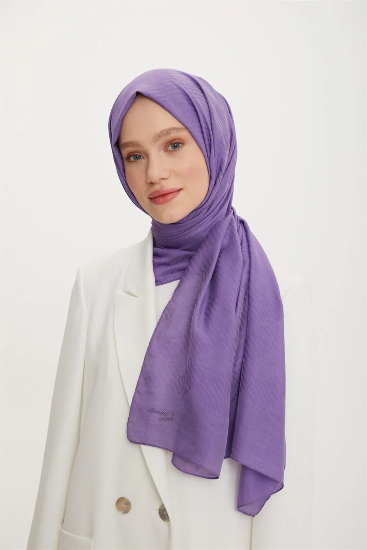Armine  Trend Işıl Schal 3 - Baumwolle - Ats3ısl-537 - Flieder