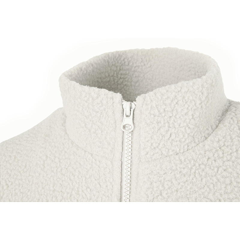 Vest str S-XL teddypile offwhite