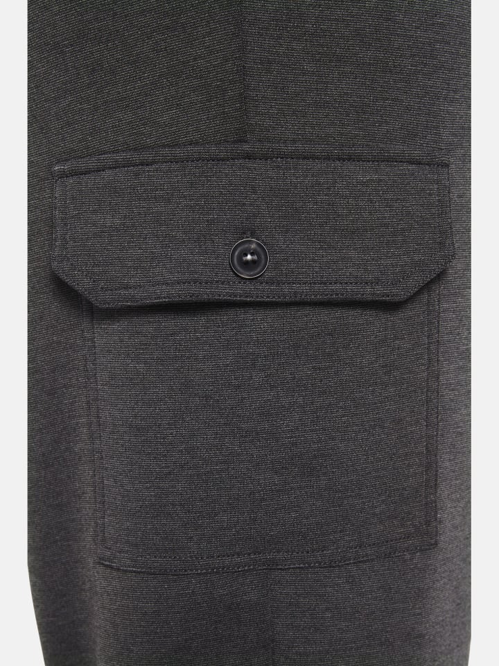 Charles Colby Cargohose BARON CLAY in dunkelgrau melange günstig kaufen