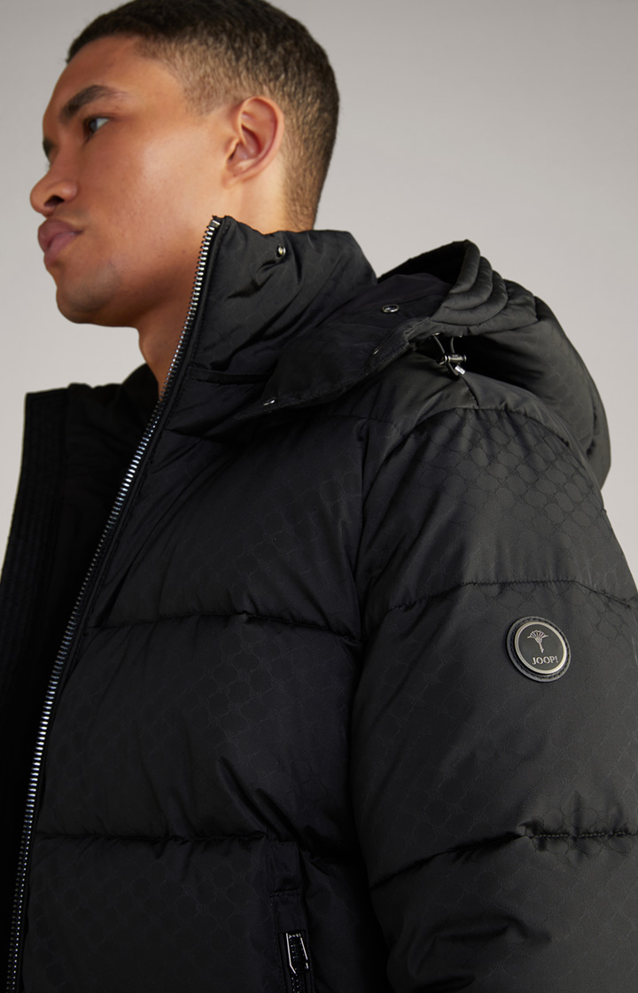 Cornflower Steppjacke Vastos in Schwarz