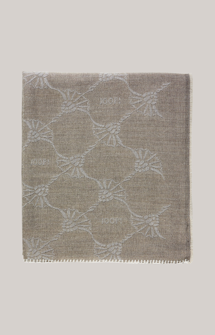 Schal in Grau/Beige