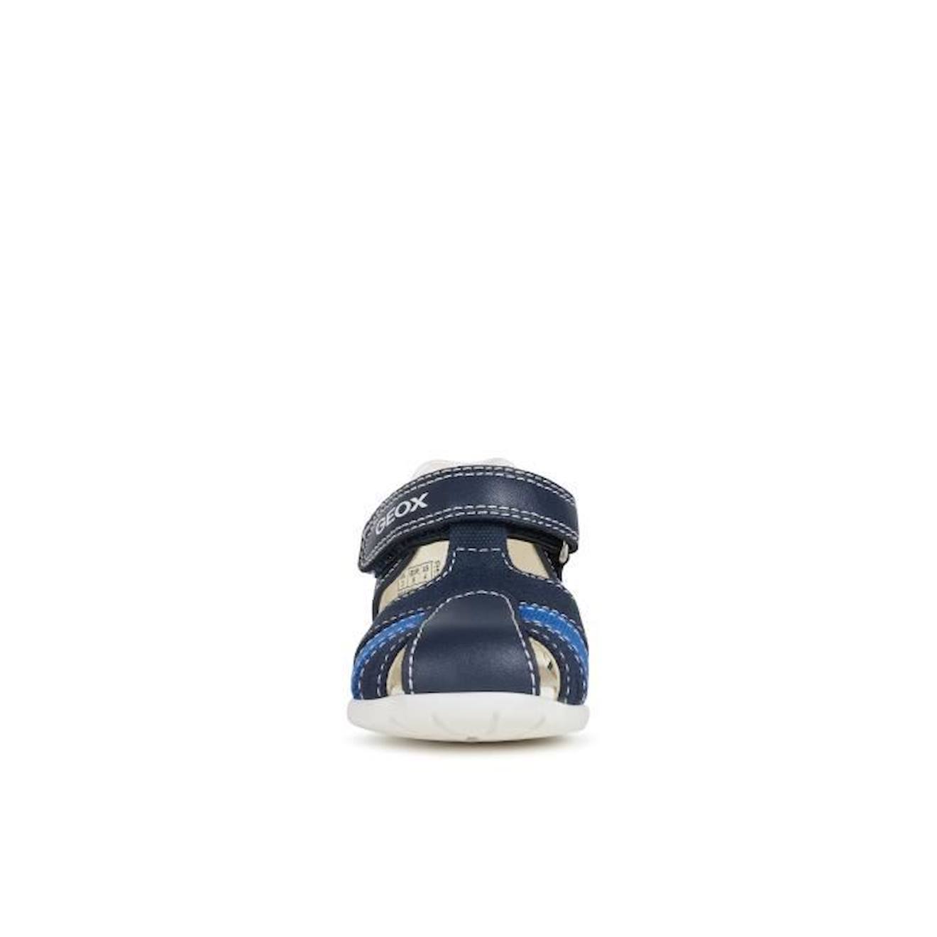 GEOX Sandales Primi Passi B Elthan Bleu Marine et Bleu Roi Bébé Garçon bleu