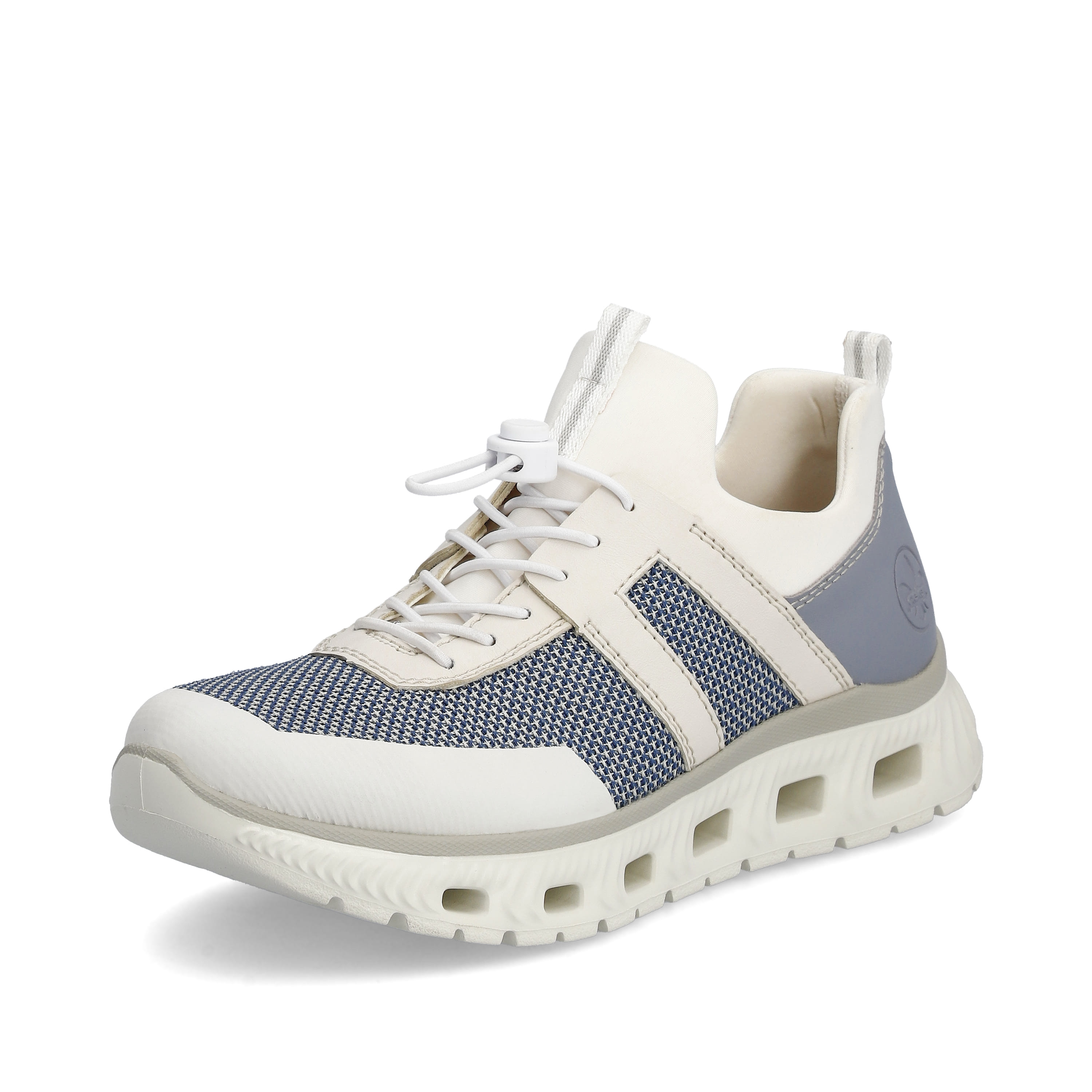 Rieker Damen Slipper schwanenweiss