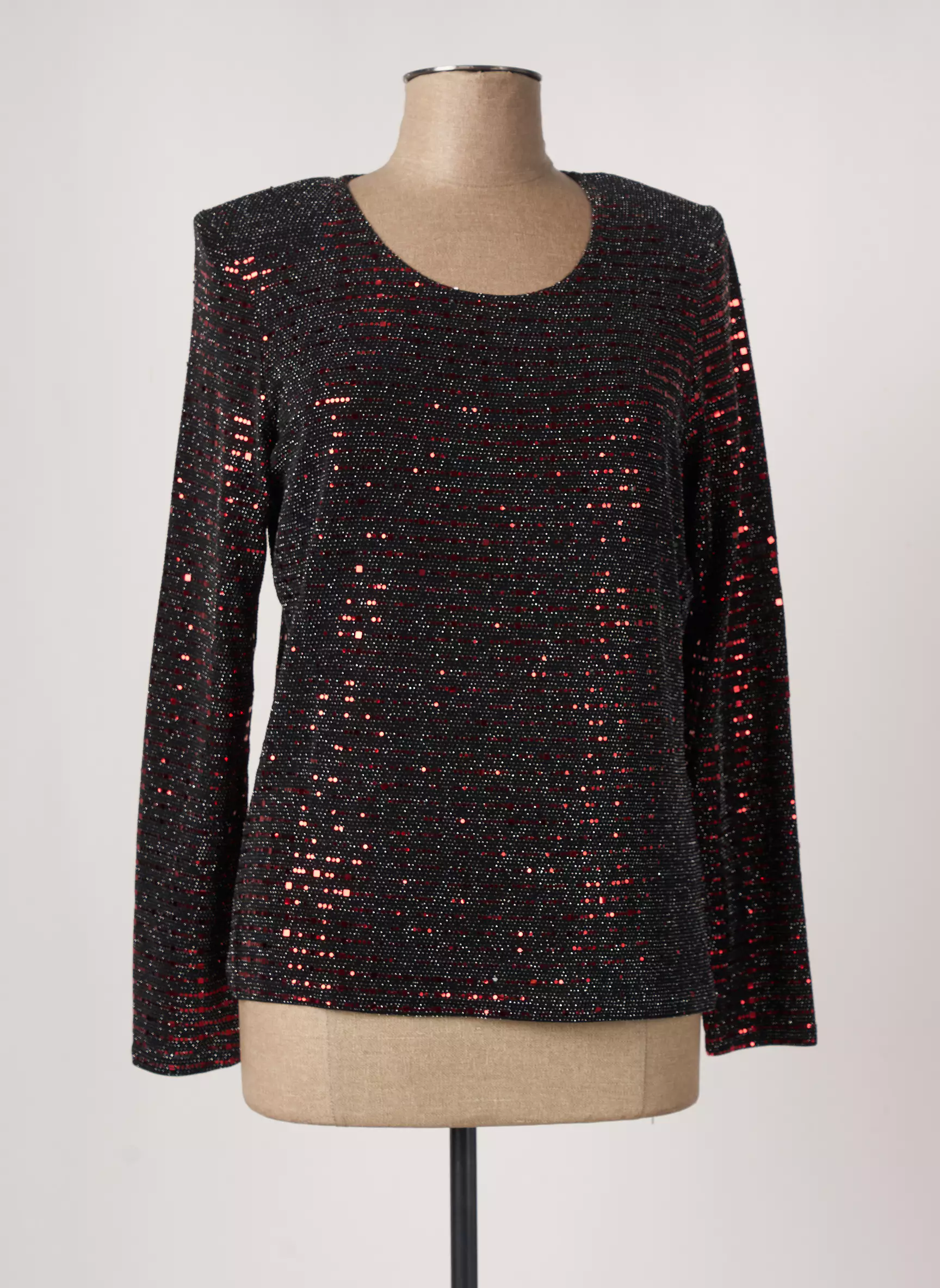 Un Temps Pour Elle Tops Femme couleur noir