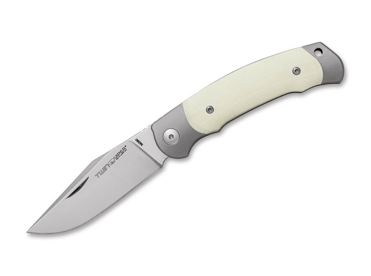 Twin Titanium G10 Ivory