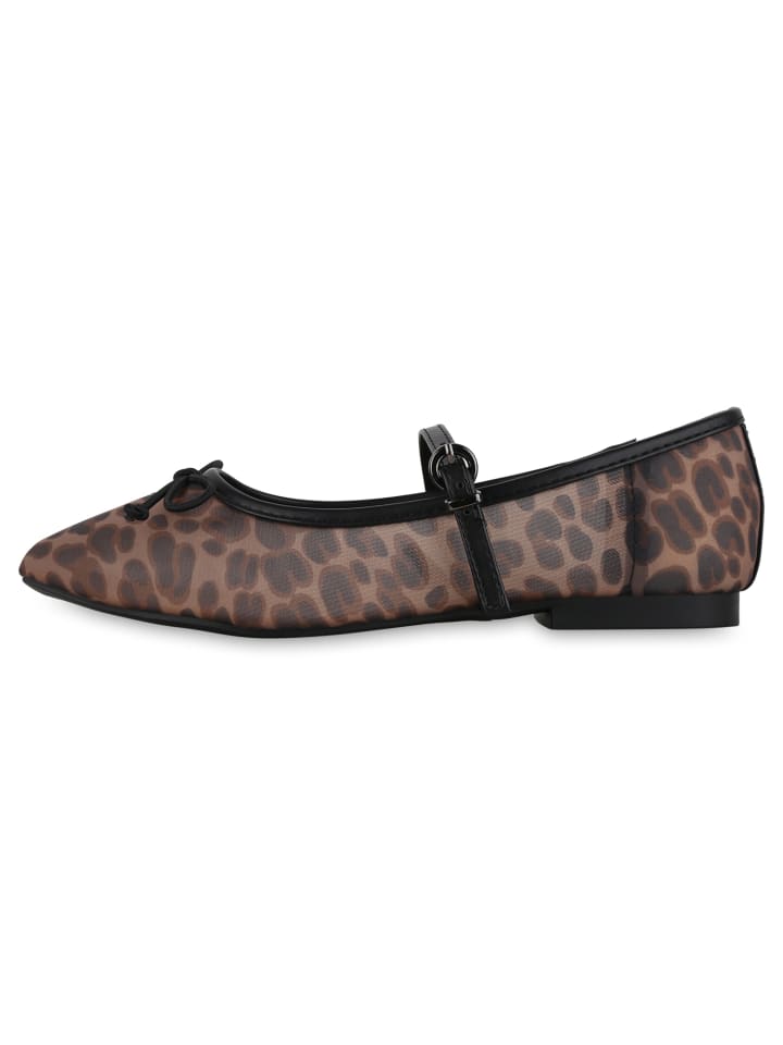 VAN HILL Riemchenballerinas Elizabeth in Leopard günstig kaufen