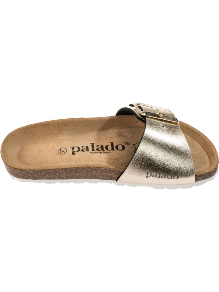 palado Pantoletten in Gold günstig kaufen