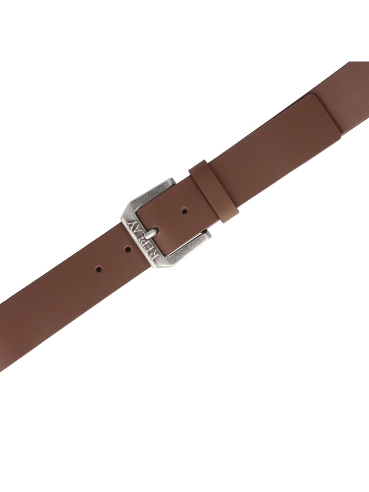 Replay Gürtel Leder in dk brown wood günstig kaufen