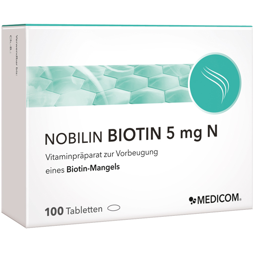 NOBILIN Biotin 5 mg N Tabletten  100 St  Tabletten