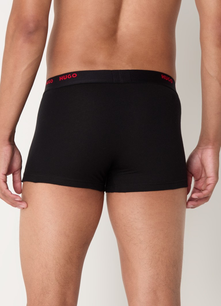 Lot de 5 boxers HUGO BOSS avec ceinture logotée