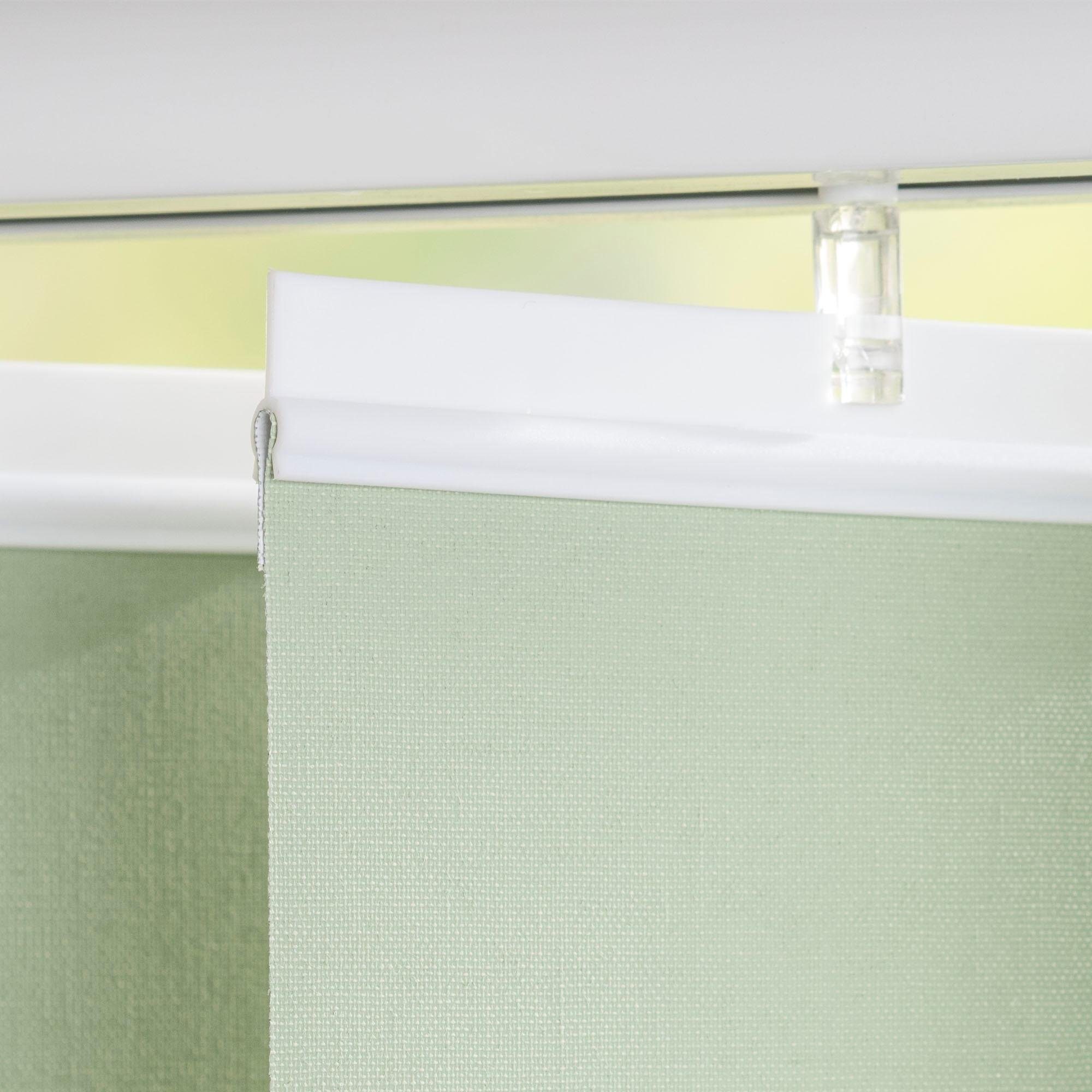 Lamellenvorhang Lamellenvorhang Vertikalanlage Verdunkelung - 127 mm Lamelle, Liedeco, freihängend, Kürzbare Vertikalanlage Verdunkelung