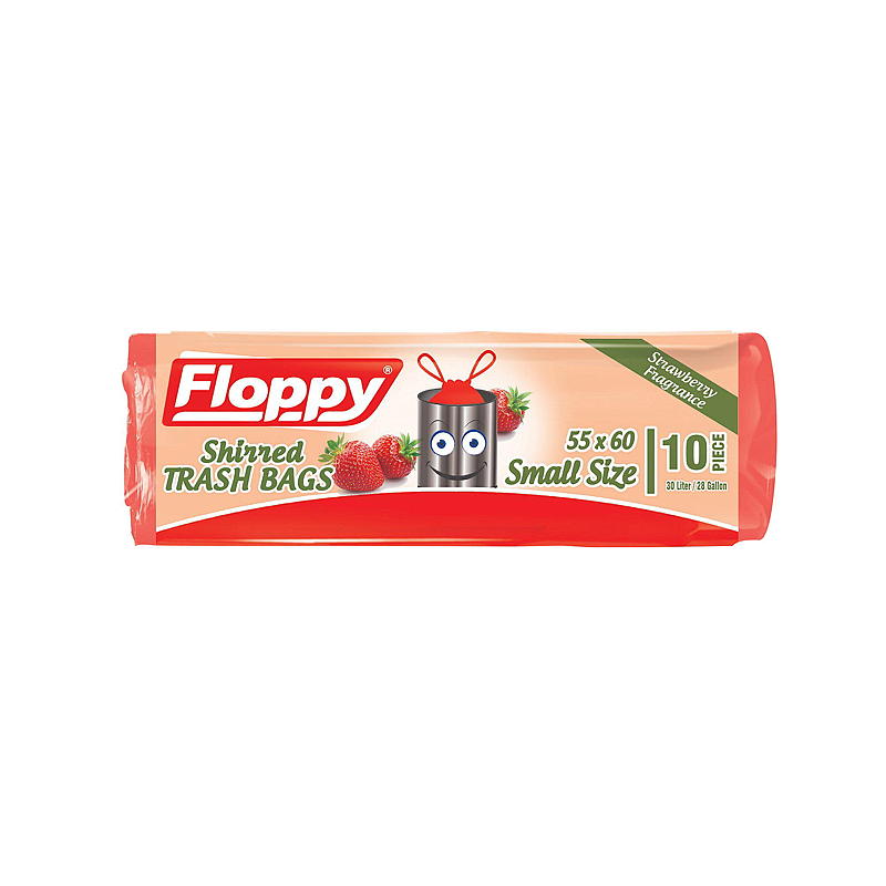 Avfallsposer 10-pk 30 l m/jordbærduft