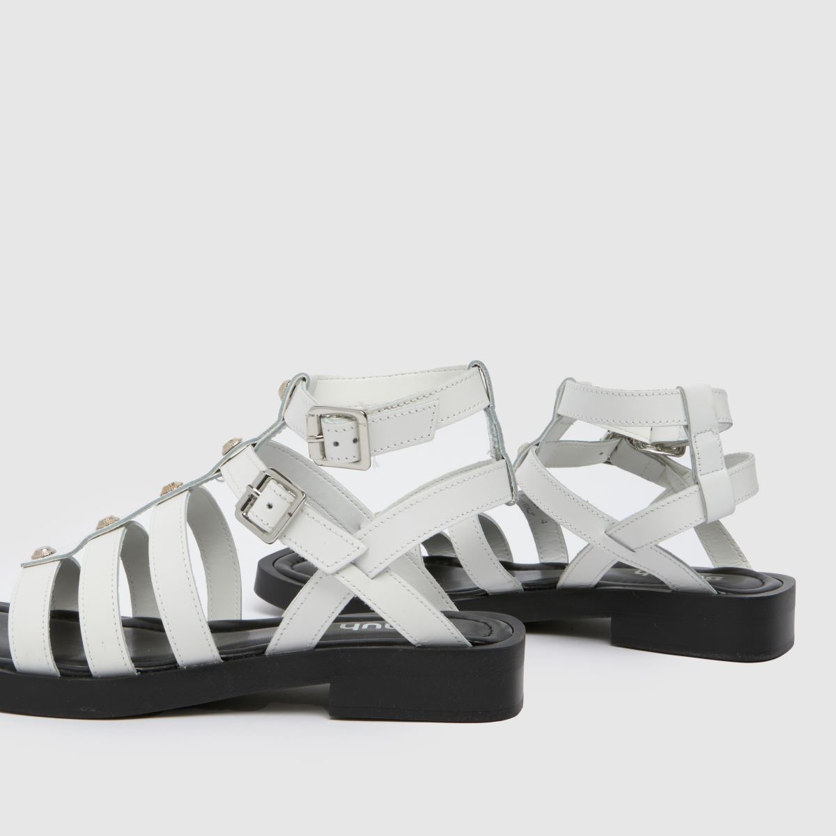 Schuh – Tempeny – Vita sandaler med nitar