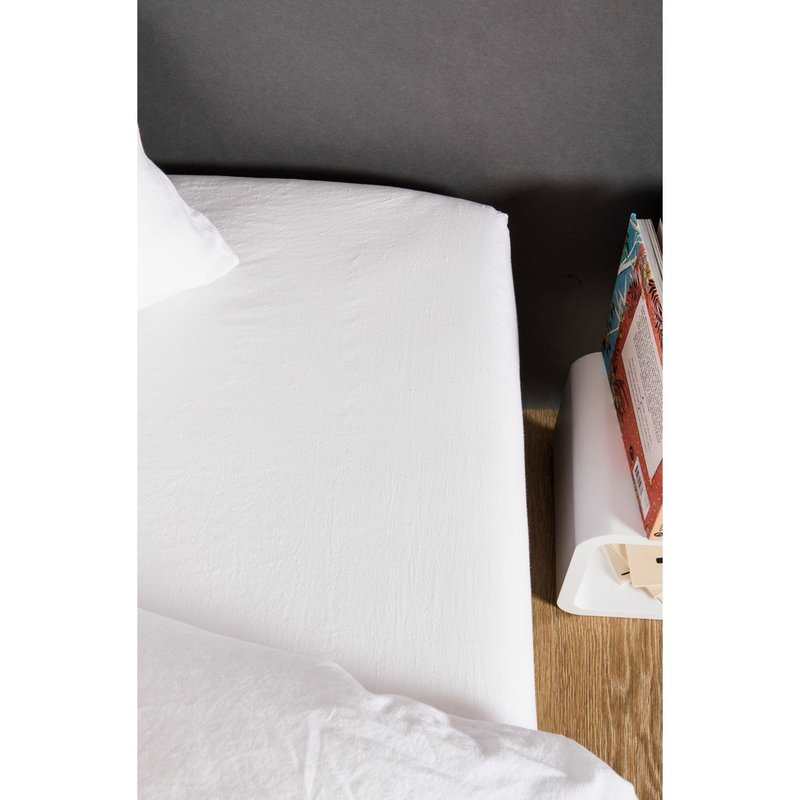 Drap housse Lin et Coton Bio 1 personne