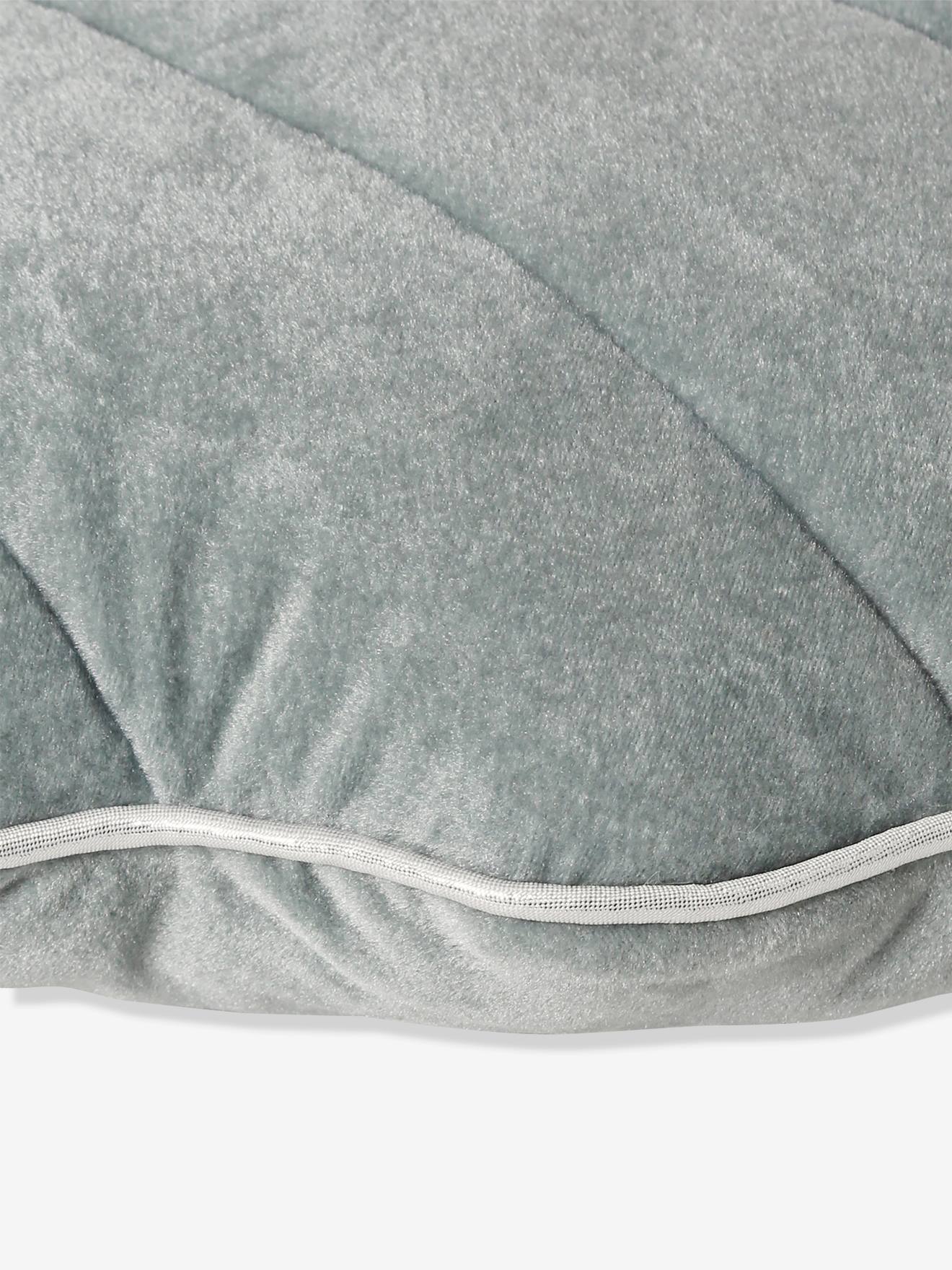 Coussin Coquillage SOUS L'OCÉAN bleu / gris