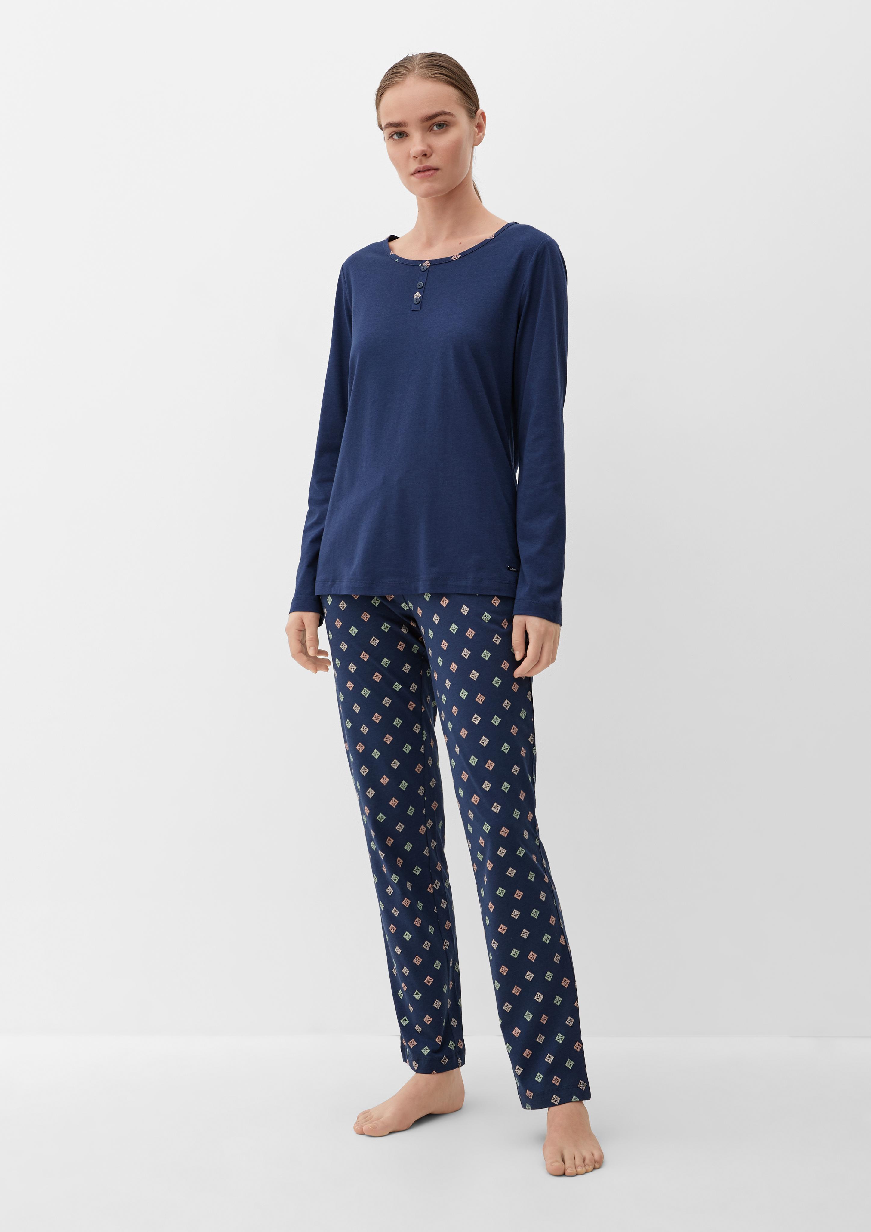 Langes Pyjama-Shirt  6008357-5865