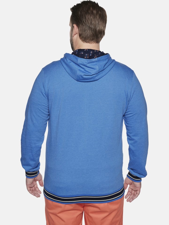 Charles Colby Sweatjacke DUKE EDMUND in blau melange günstig kaufen