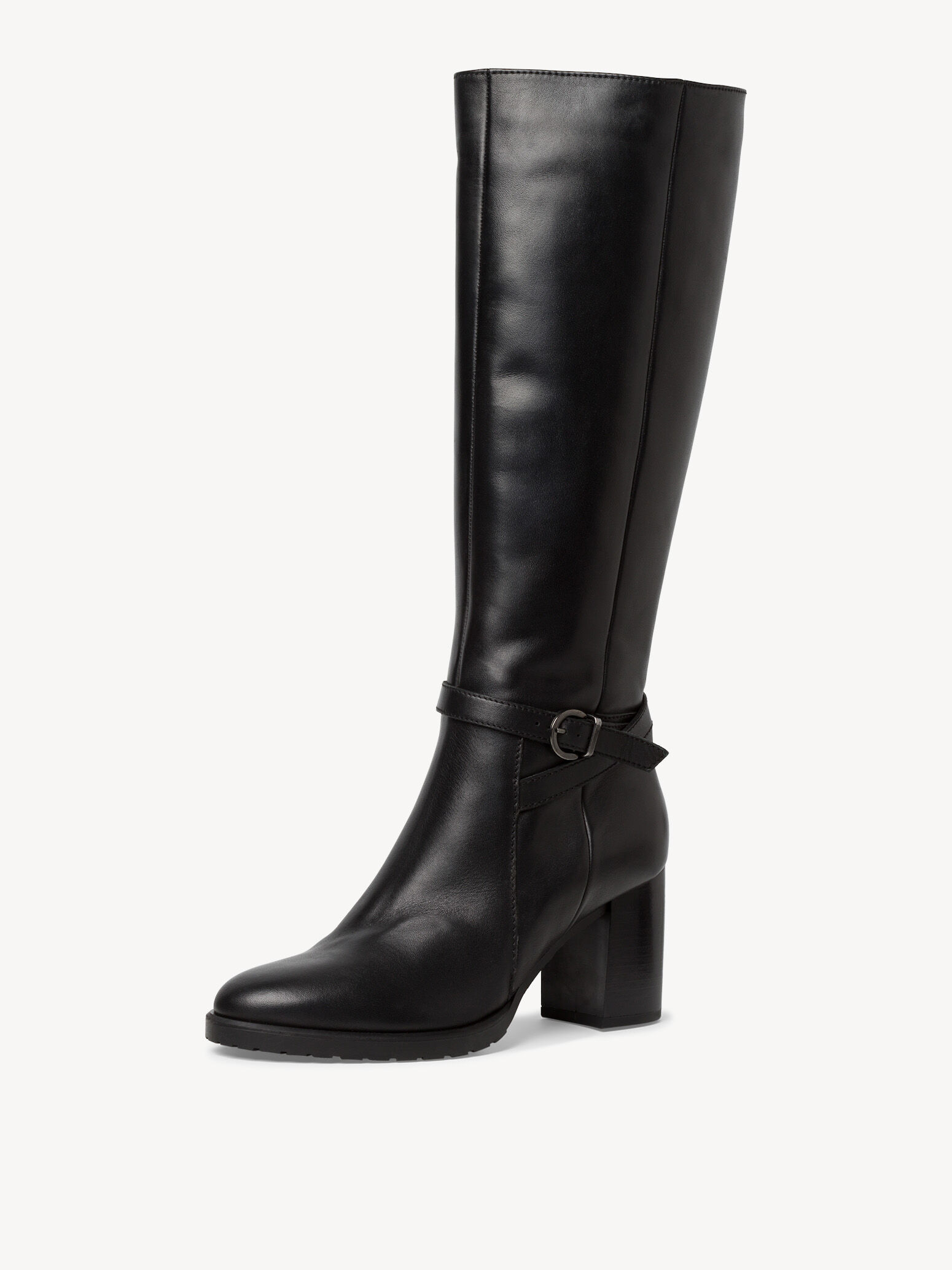 Bottes en cuir - noir