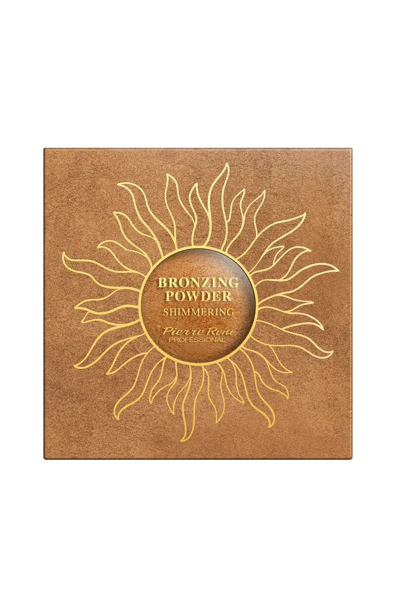 „Pierre Rene Bronzing Powder“ žvilganti bronzinė ir skaistinanti pudra 7,5 g