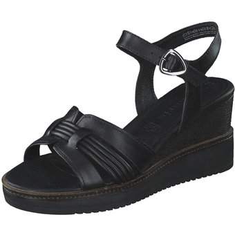 Tamaris Keilsandale in schwarz
