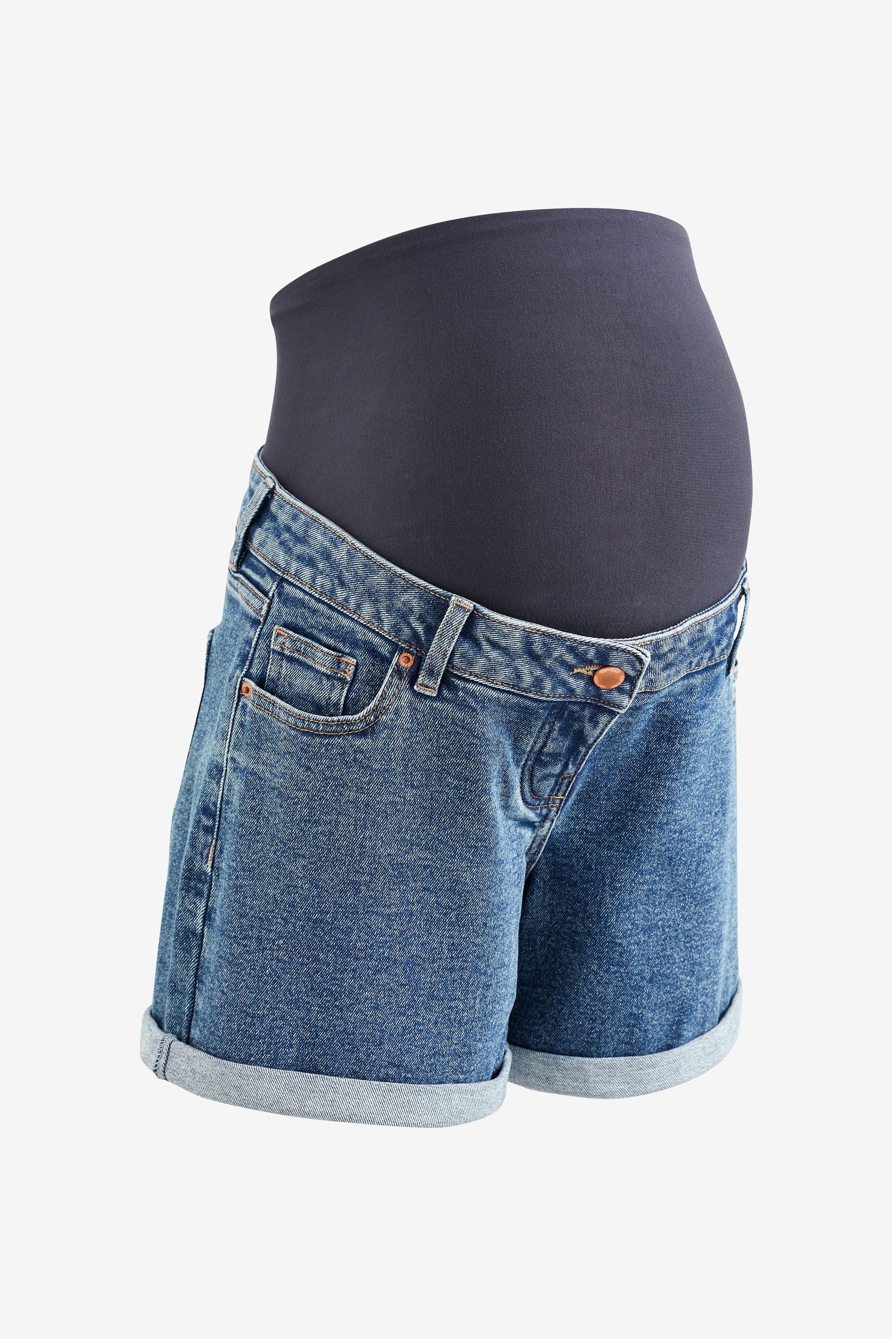 Next Umstandsshorts Jeansshorts im Mom-Style (Umstandsmode) (1-tlg)