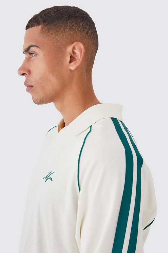 Man Fußball-Hemd mit Raglan-Kragen