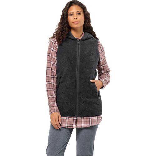 DAMEN WESTE HIGH CURL LONG VEST W