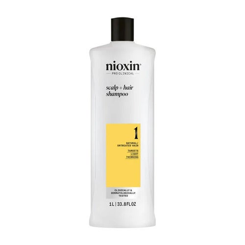 Nioxin System 1 Szampon do skóry głowy i włosów 1000 ml