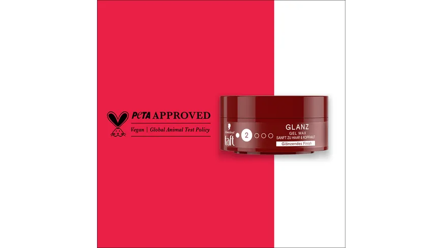 TAFT Gel Wax Glanz - Haltegrad 2 - leichter Halt 75 ml