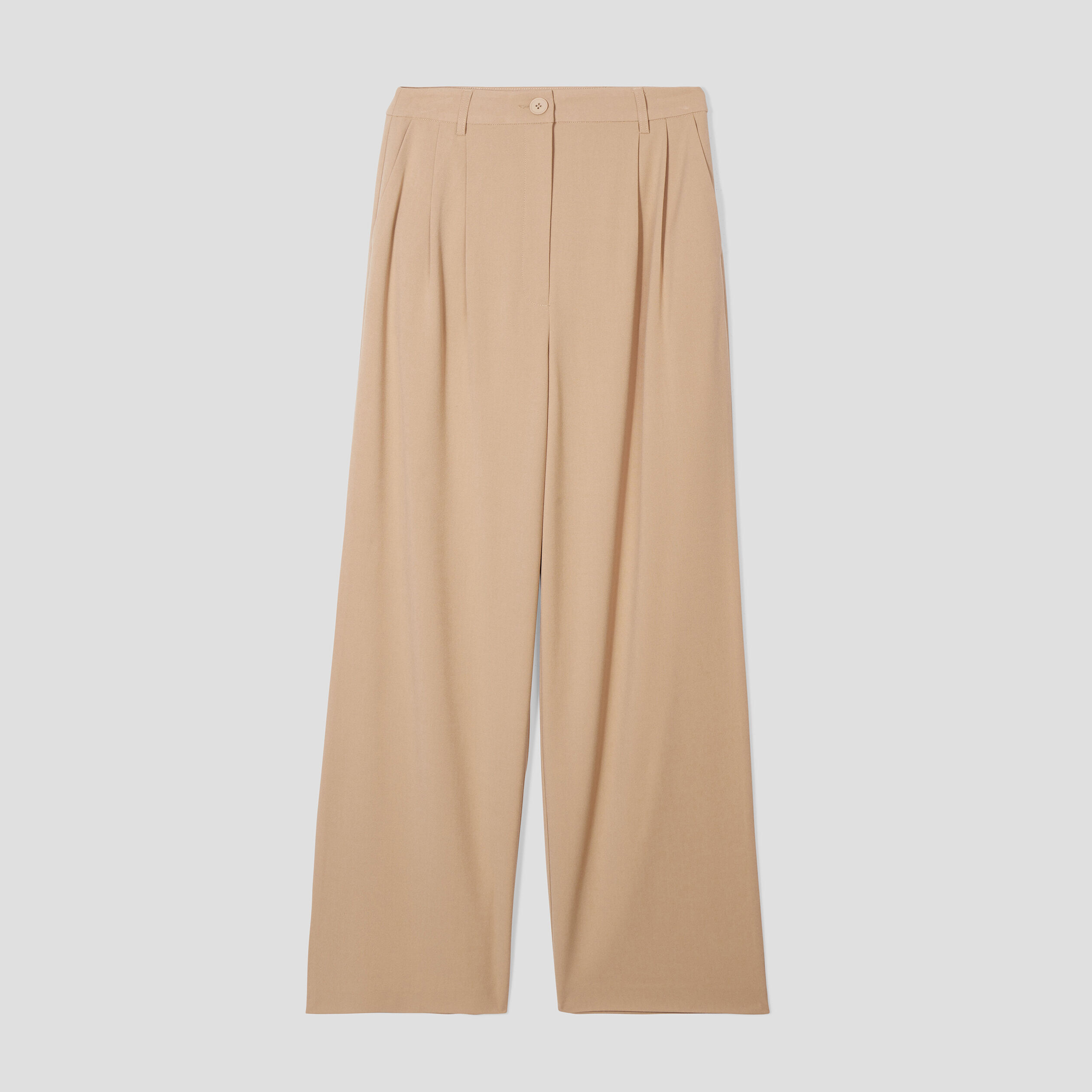 Pantalon city droit pinces sable femme | Cache Cache