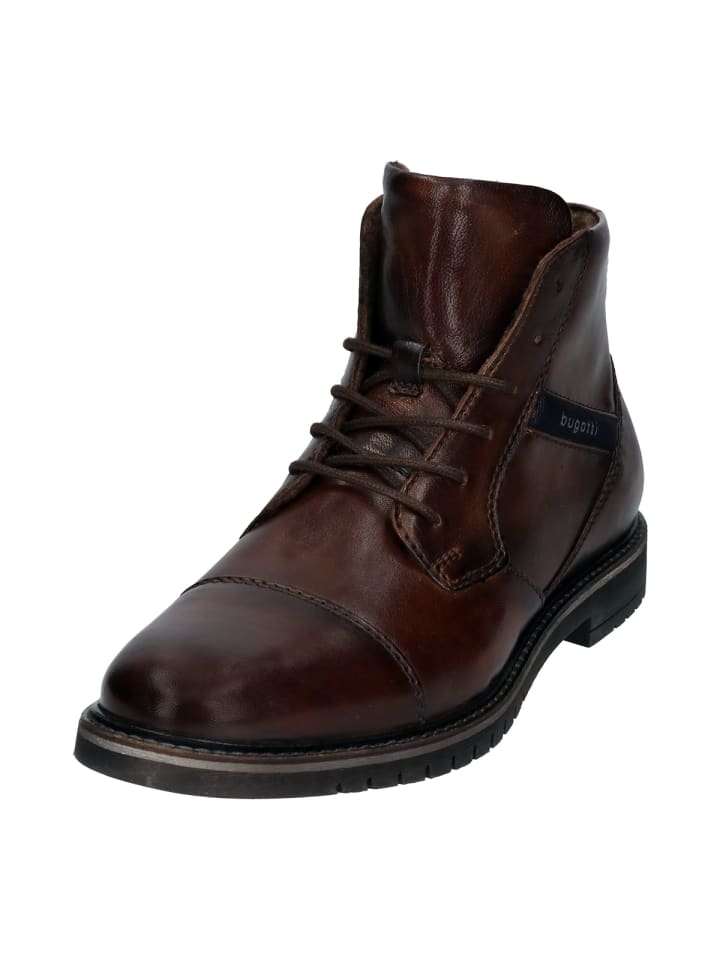 Bugatti Schnürstiefel in braun günstig kaufen