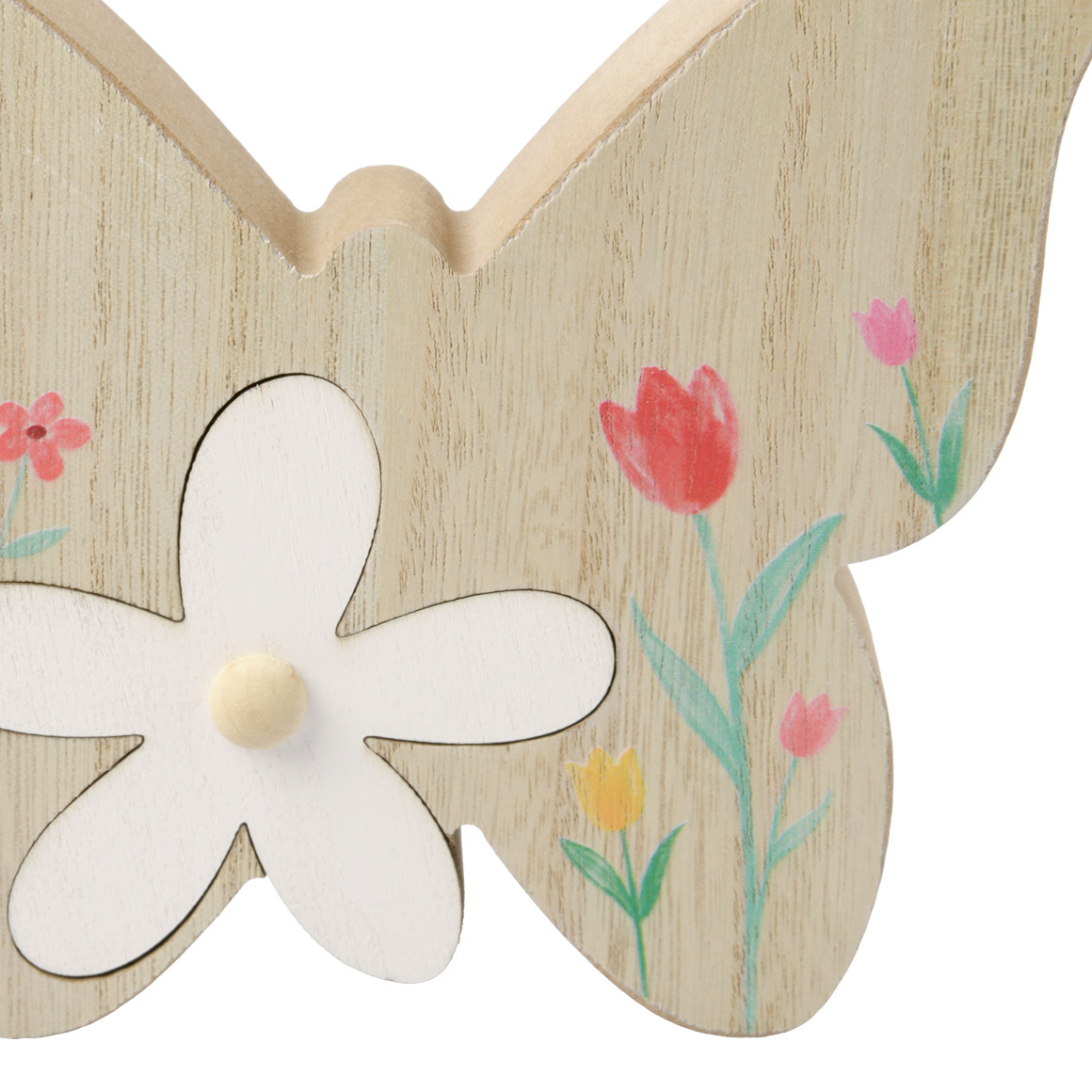 Deko-Aufsteller Schmetterling mit Blume