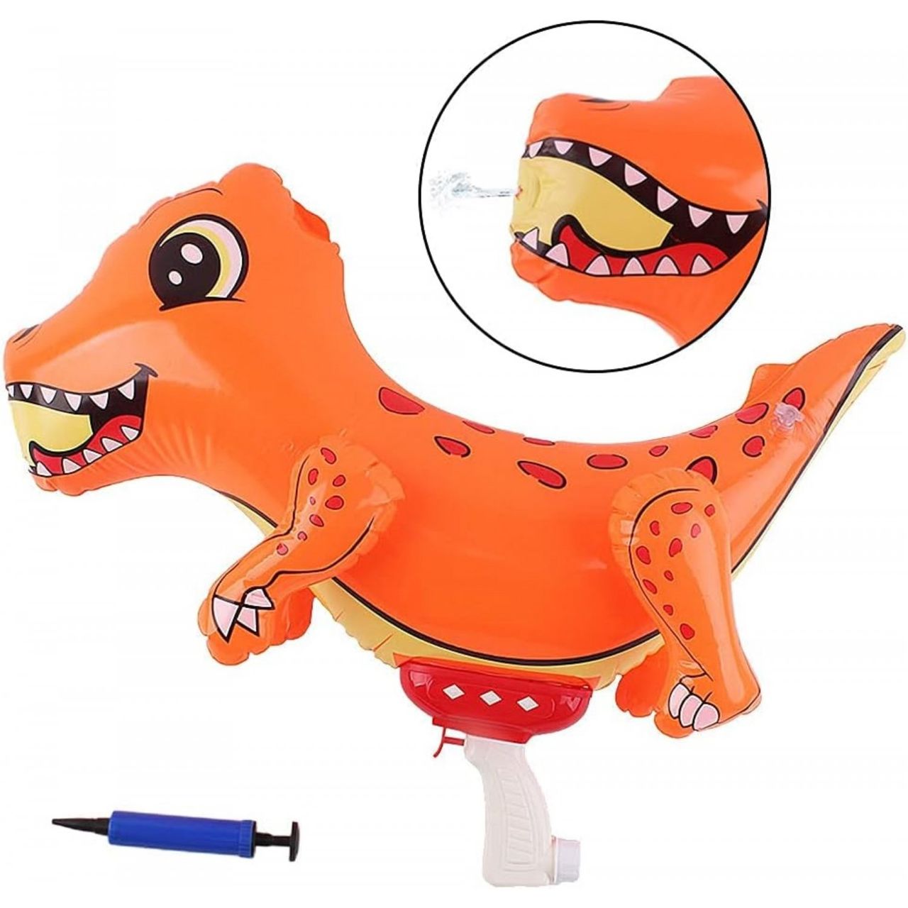 COFI 1453 2-in-1 tragbare Wasserpistolen im Dinosaurier- und Haifischdesign