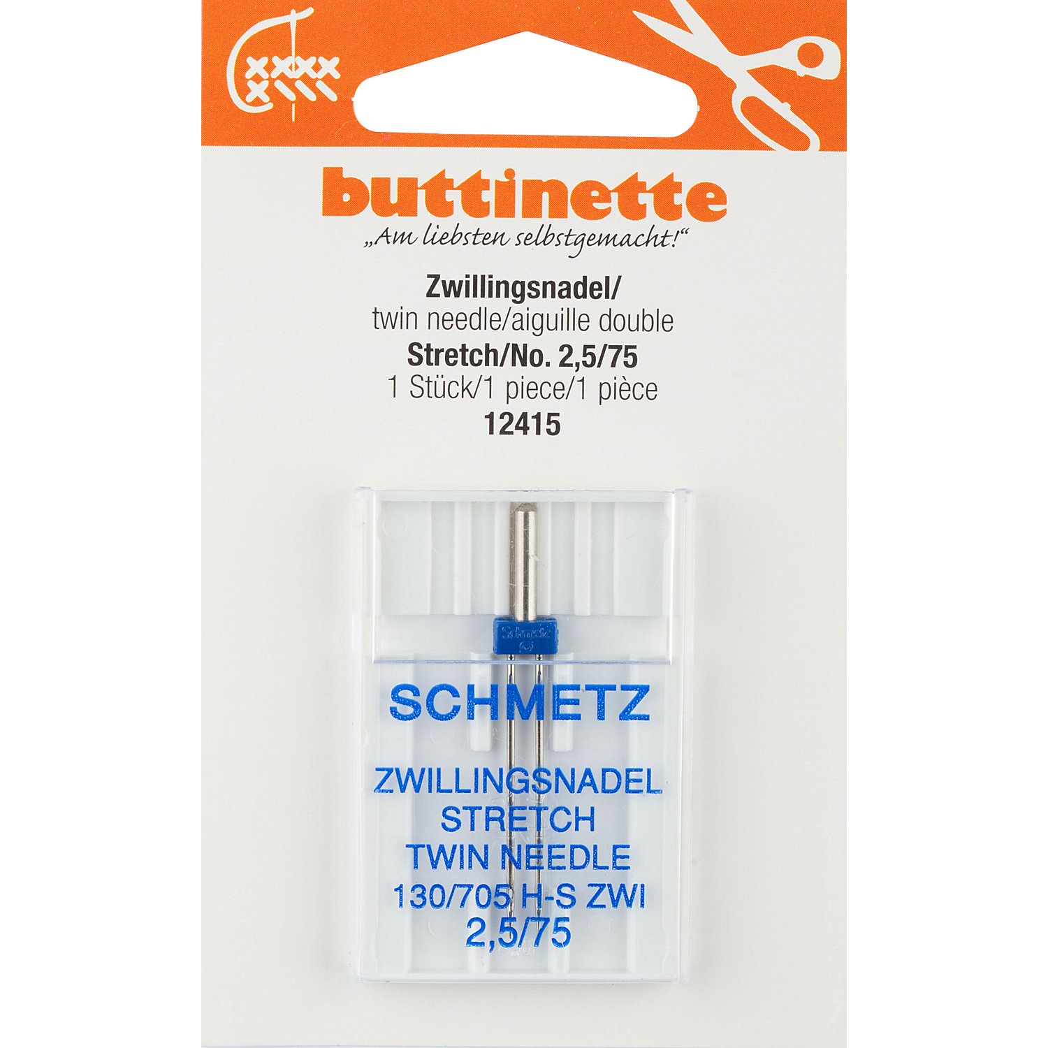 buttinette Zwillingsnadel 