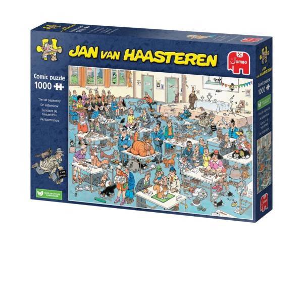 Puzzle: Die Katzenshow  (van Haasteren) (1000 Teile)