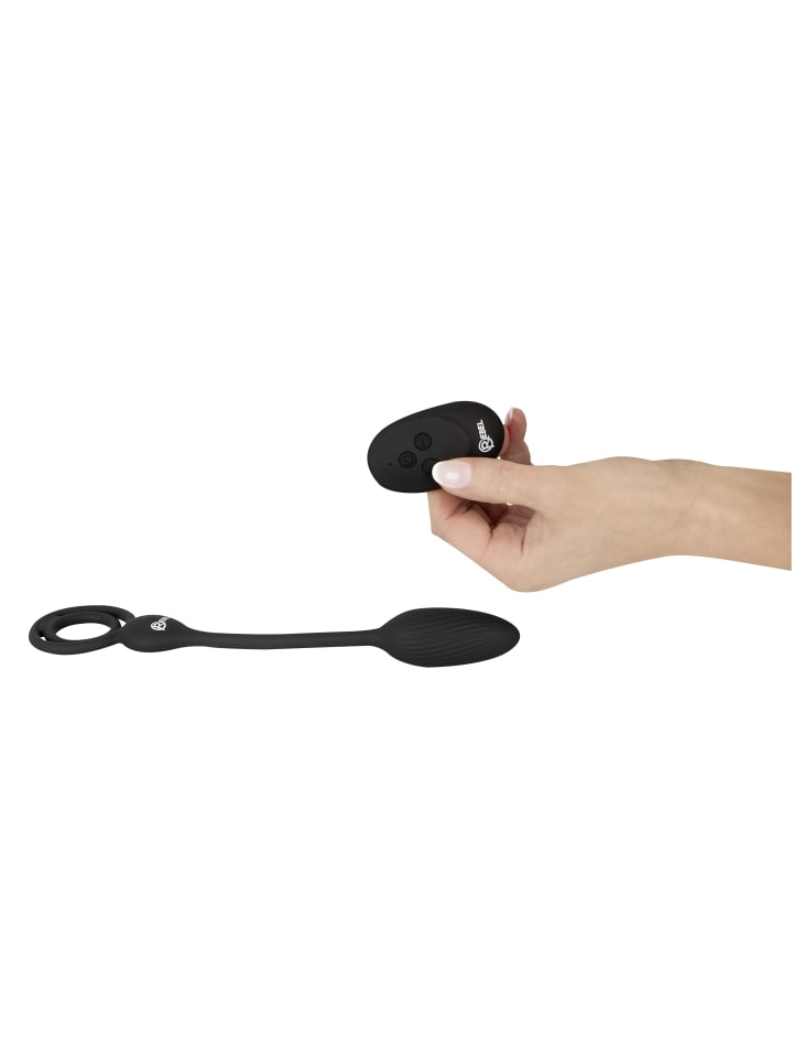 Rebel Vibro-Analplug Rings with a RC B-Plug in schwarz günstig kaufen 24,5