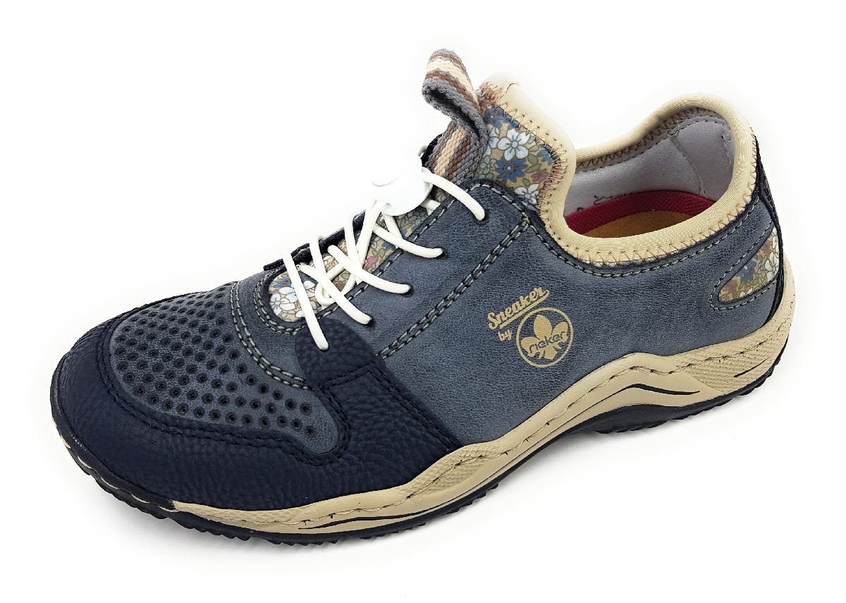 Rieker Wildebuk/Dusty/Scuba L0538-14 Blau 14 blau