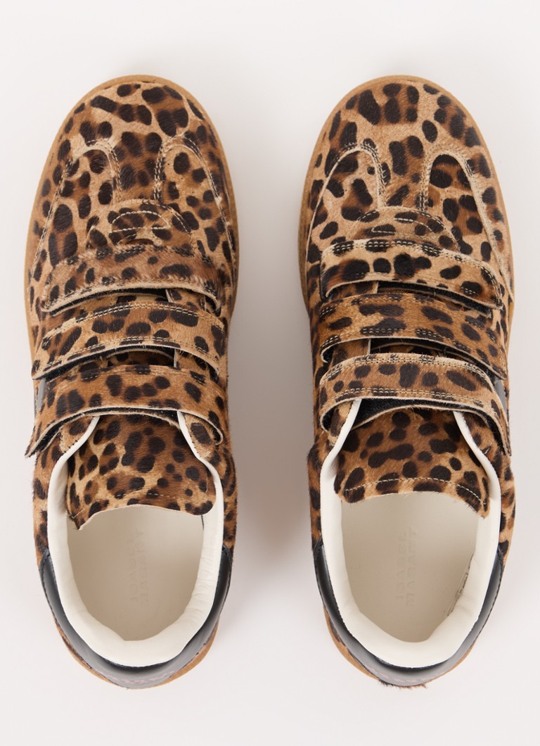 Sneakers Isabel Marant Beth in pelle con stampa leopardata