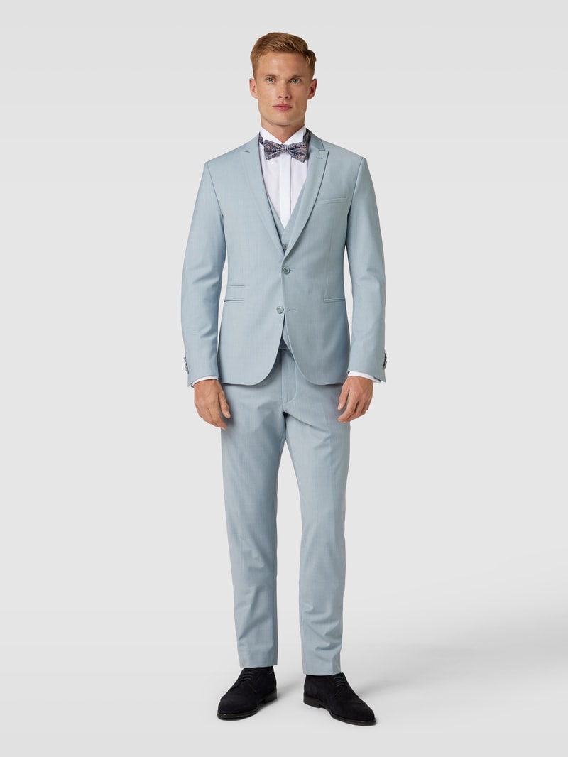 Modern Fit Business-Hemd mit Kentkragen in weiß
