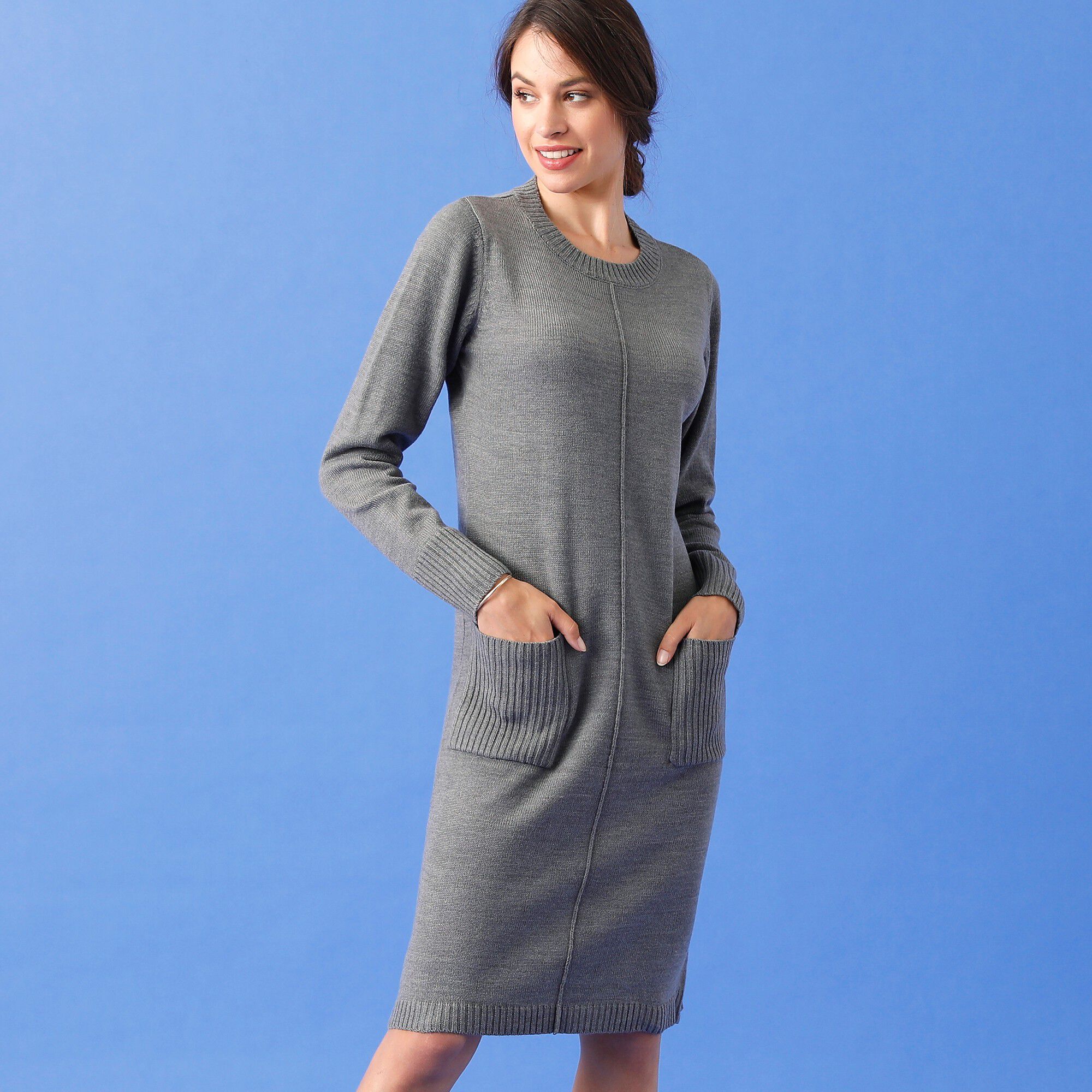 Robe pull à poches