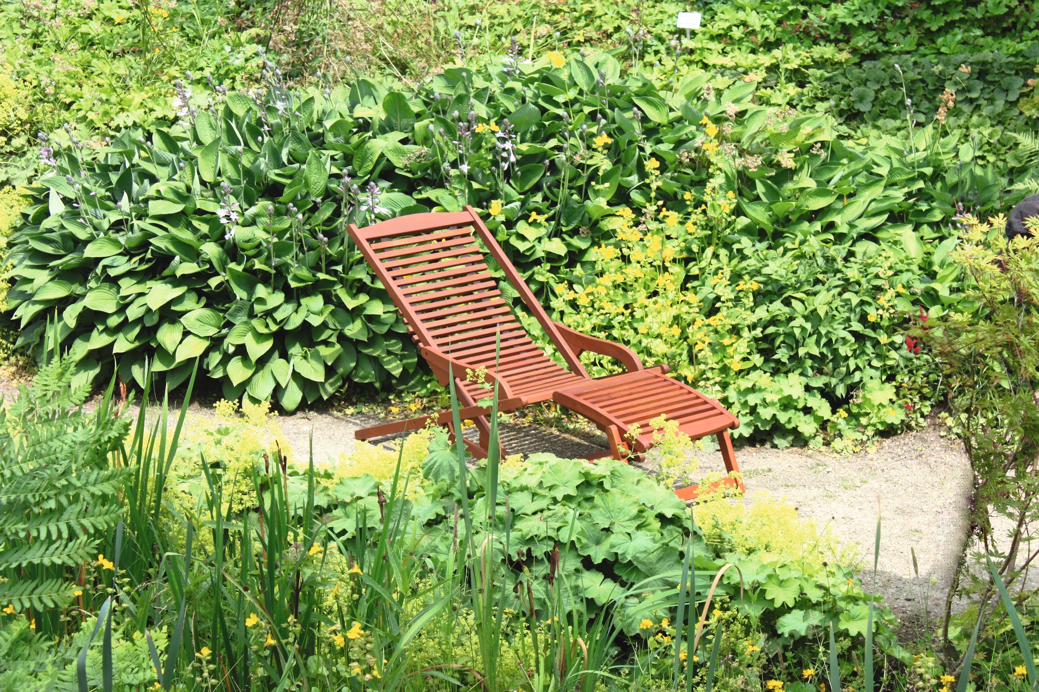 Garden Pleasure Gartenliege Alaska, Eukalyptus, inkl. Kopfkissen