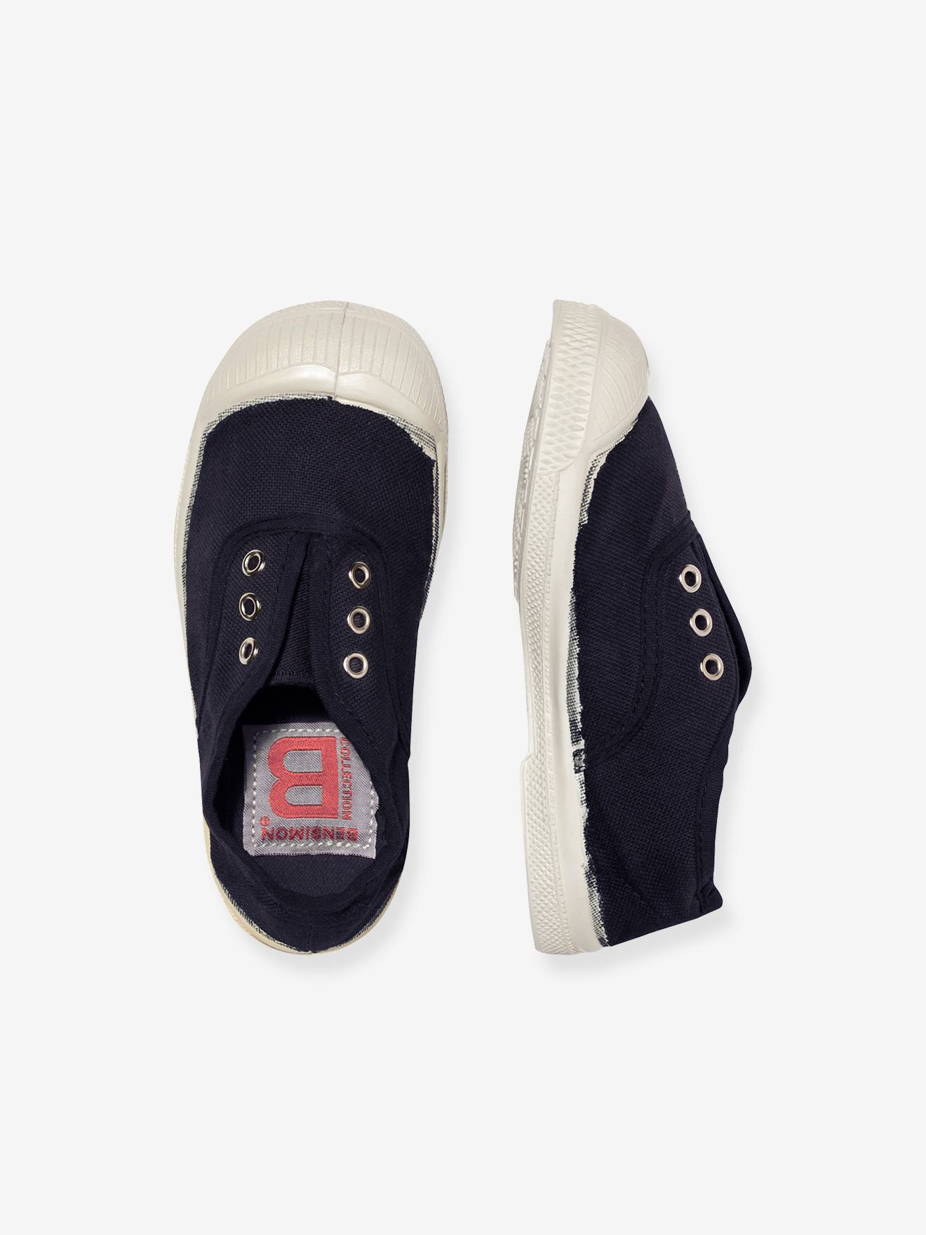 Bensimon Kinder Stoffschuhe mit Gummizug ELLY BENSIMON Oeko-Tex - khaki
