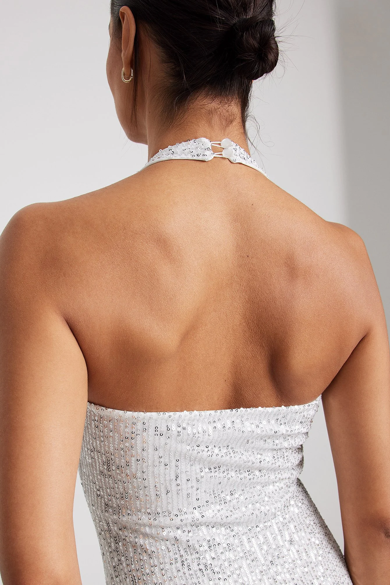 Asymmetrisches Midi-Kleid