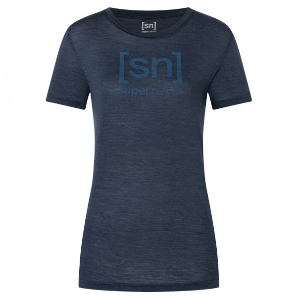 super.natural - Women's The Essential Logo Tee - Merinoshirt