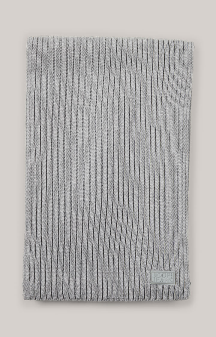 Strick-Schal Francis in Grau